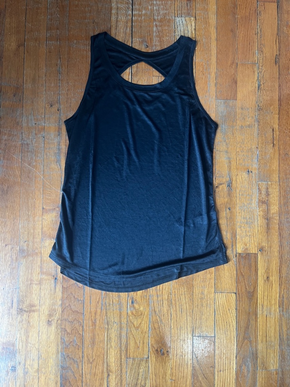 Ten Thousand Black Cross-Back Athletic Tank